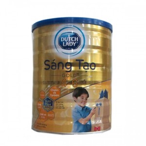 Sữa bột Dutch Lady Cô gái Hà Lan Sáng Tạo Gold - hộp 900g (4 đến 6 tuổi)