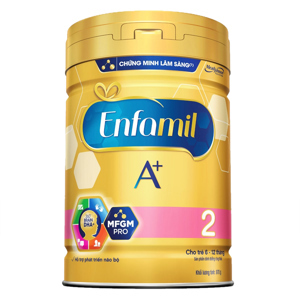 Sữa bột Enfamil A+ 2 - hộp 870g (cho bé 6-12 tháng)