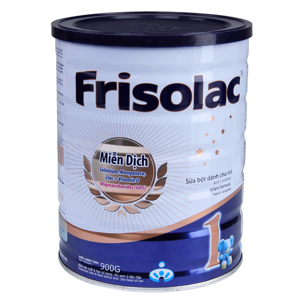 Sữa bột Frisolac 1 - hộp 900g (dành cho trẻ từ 0 - 6 tháng)