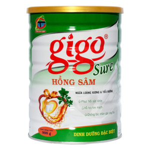 Sữa Bột Gigo Sure Hồng Sâm 900g