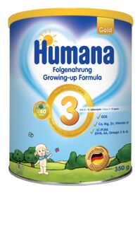 Sữa bột Humana Gold 3 - 350g (dành cho trẻ 1-9 tuổi)