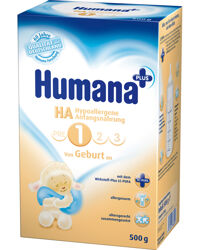 Sữa bột Humana HA 1 - hộp 500g (dành cho trẻ dễ dị ứng)