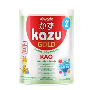 Sữa bột Kazu Kao Gold 1+ 810g (từ 12 - 24 tháng)