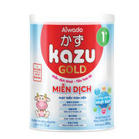 Sữa bột Kazu Miễn Dịch Gold 1+ 810g (từ 12 – 24 tháng)