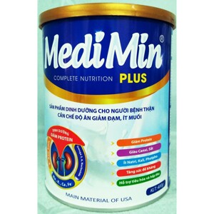 Sữa bột MediMin Plus - 400g( Dinh dưỡng dành cho người bệnh thận)