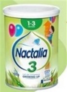 Sữa bột Nactalia 3 - hộp 800g (dành cho trẻ từ 1 - 3 tuổi)