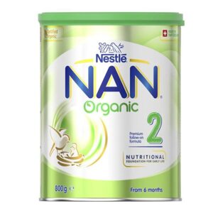 Sữa bột Nan Organic số 2 (Úc) - 800g, dành cho trẻ từ 6-12 tháng