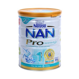 Sữa bột Nan Pro 1 - hộp 800g (dành cho trẻ từ 0 - 6 tháng)