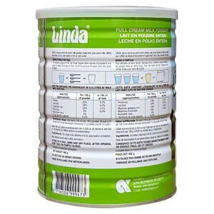 Sữa bột nguyên kem Linda 900g