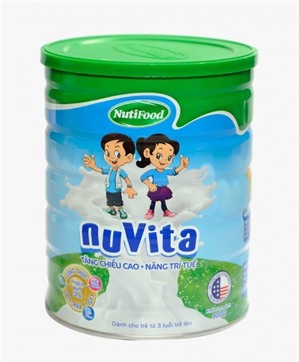 Sữa bột Nutifood Nuvita - hộp 900g (dành cho trẻ từ 3 tuổi trở lên)