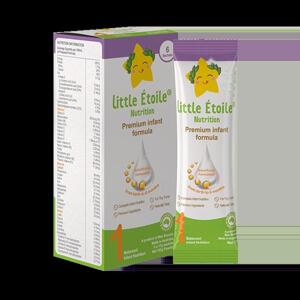 Sữa bột sao nhỏ Little Etoile Số 1 (0-6 tháng) - Hộp 6 gói x 25.5g