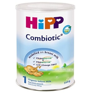 Sữa bột Hipp 1 Combiotic Organic - hộp 350g (dành cho trẻ từ 0 - 6 tháng)