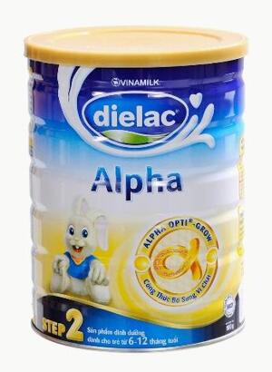 Sữa bột Dielac Alpha Step 2 - hộp 400g (hộp thiếc dành cho trẻ từ 6 - 12 tháng)