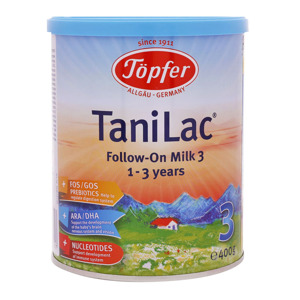 Sữa bột Topfer Tanilac 3 - hộp 400g (dành cho trẻ từ 1-3 tuổi)