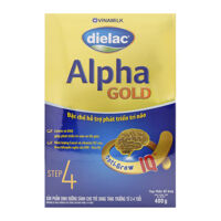 Sữa bột Vinamilk Dielac Alpha Gold Step 4 - 400g (từ 2 - 4 tuổi)