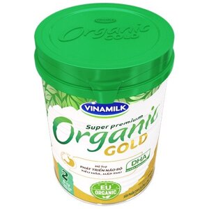 Sữa bột Vinamilk Organic Gold số 2 - 350g, dành cho trẻ từ 6-12 tháng