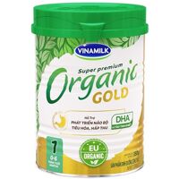 Sữa bột Vinamilk Organic Gold số 1 - 350g, dành cho trẻ từ 0-6 tháng