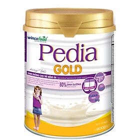 Sữa bột Wincofood Pedia Gold 900g chăm sóc trẻ biếng ăn 1 - 10 tuổi