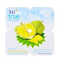 Sữa chua ăn TH True Yogurt sầu riêng (Lốc 4)