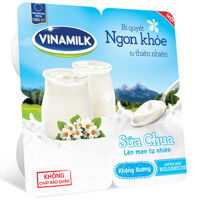 Sữa chua ăn Vinamilk Không đường 100g - Thùng 48 Hộp