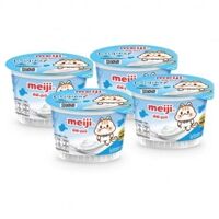 Sữa chua nguyên chất Meiji 90g x 4 hộp