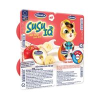 Sữa chua Susu IQ táo chuối - Vỉ 4 hộp 80g