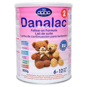 Sữa Danalac Follow-on Formula số 2 800g (6 - 12 tháng)