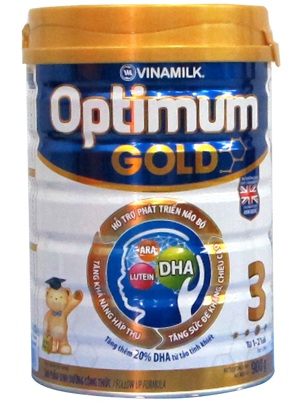 Sữa Dielac Optimum Gold 3 - hộp 900g (dành cho trẻ từ 1-2 tuổi)