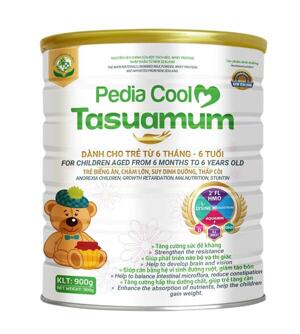 Sữa dinh dưỡng Pedia cool Tasuamum 900g (trẻ từ 6 tháng – 6 tuổi)