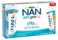 Sữa dinh dưỡng pha sẵn Nan Optipro Kid HMO 180ml (Vỉ 4 hộp)