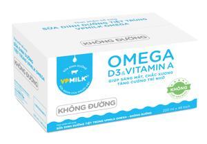 Sữa dinh dưỡng VPMilk Omega - Thùng 48 bịch x 220ml