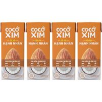 Sữa dừa hạnh nhân CoCoXim - Lốc 4 hộp 180ml