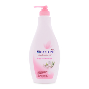 Sữa dưỡng thể trắng da chiết xuất ngọc trai Hazeline Pearly White UV 370ml