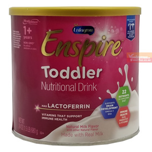 Sữa Enfamil Enspire Toddler Nutritional Drink 1+ của Mỹ cho trẻ từ 1 đến 3 tuổi hộp 680g