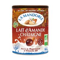 Sữa hạnh nhân hạt dẻ hữu cơ 400g - La mandorle