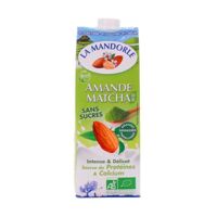 Sữa hạnh nhân Matcha hữu cơ La Mandorle 1L