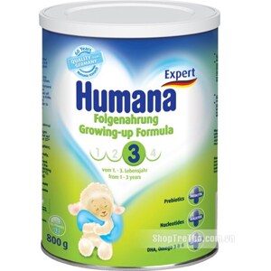 Sữa Humana Expert 3 - hộp 800g (1-3 tuổi)