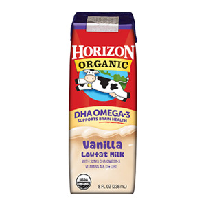 Sữa hữu cơ Horizon Organic DHA OMEGA-3 hương Vani hộp 236ml