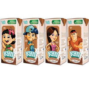 Sữa Kun hương cacao lúa mạch hộp 110ml