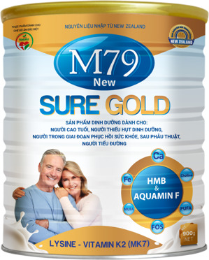 Sữa M79 Sure gold 900g