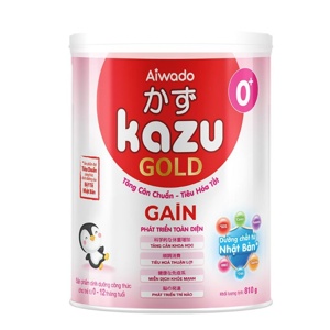 Sữa mát tăng cân Kazu Gain Gold 0+ 810g (0 - 12 tháng)