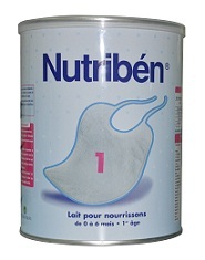 Sữa bột Nutriben 1 - hộp 900g (dành cho trẻ từ 0-6 tháng tuổi)