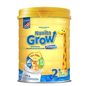 Sữa Nuvita Grow Diamond 2+ 900g (trẻ từ 2 tuổi trở lên)