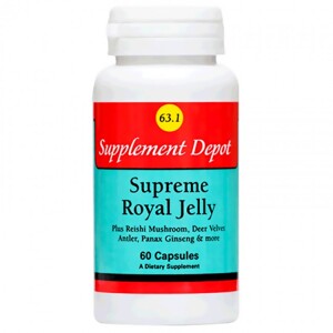 Sữa ong chúa Supplement Depot Supreme Royal Jelly 63.1 60 viên