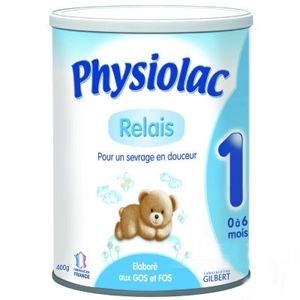 Sữa bột Physiolac số 1 - hộp 400g (dành cho trẻ từ 0 - 6 tháng)