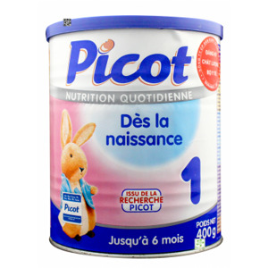 Sữa bột Picot số 1 - hộp 400g (dành cho trẻ từ 0 - 6 tháng)