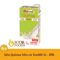 Sữa Quinoa hữu cơ EcoMil 1L