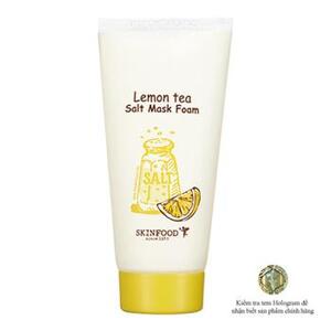 Sữa rửa mặt chiết xuất trà chanh và muối Lemon tea salt mask foam 170g