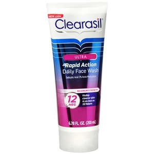 Sữa rửa mặt Clearasil Ultra Daily Rapid Action 2% Acne Medication 150ml