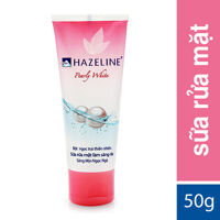 Sữa rửa mặt làm sáng da Hazeline Pearly White 50g